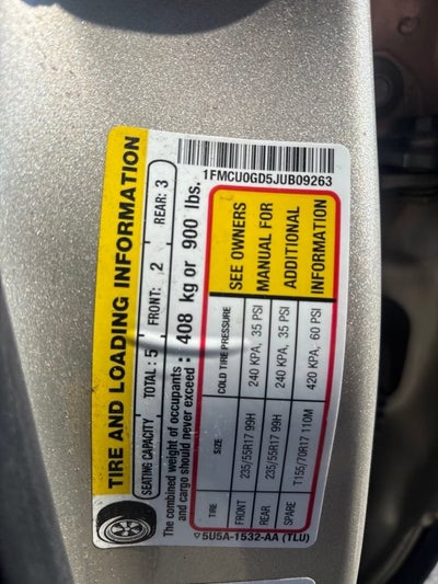 2018 Ford Escape SE