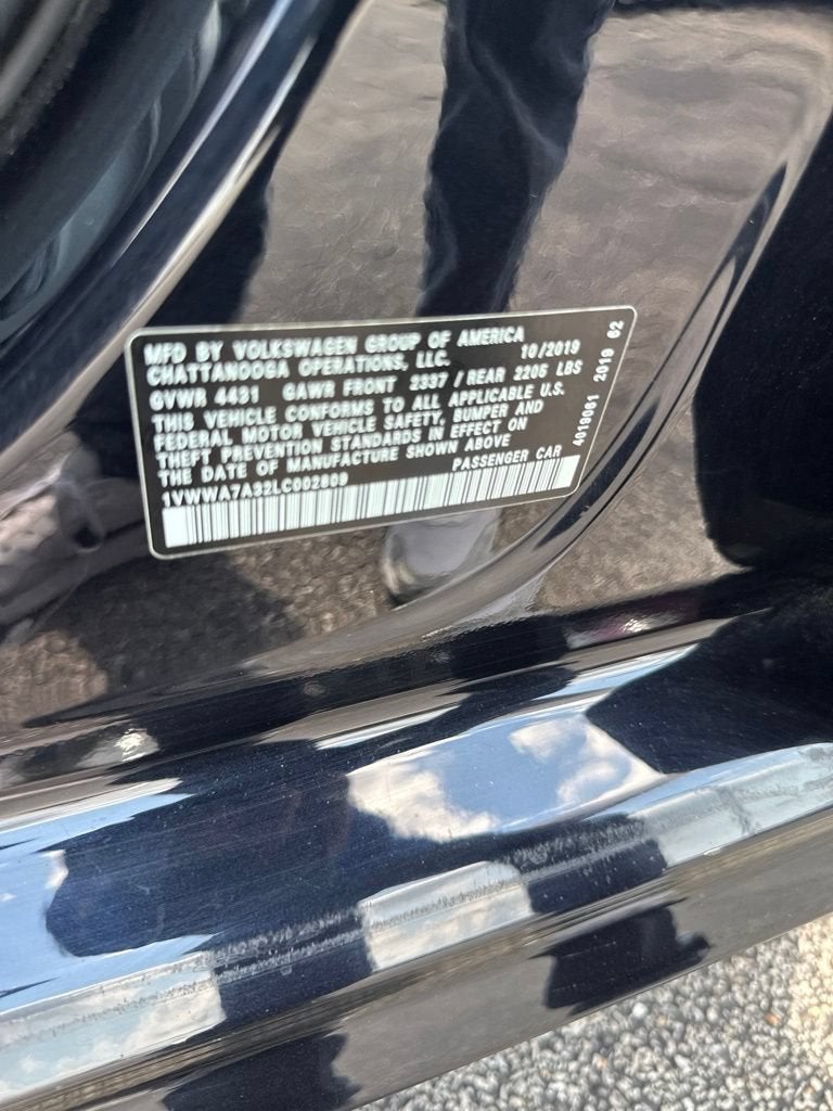 2020 Volkswagen Passat 2.0T SE