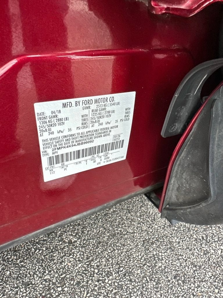 2018 Ford Edge Titanium