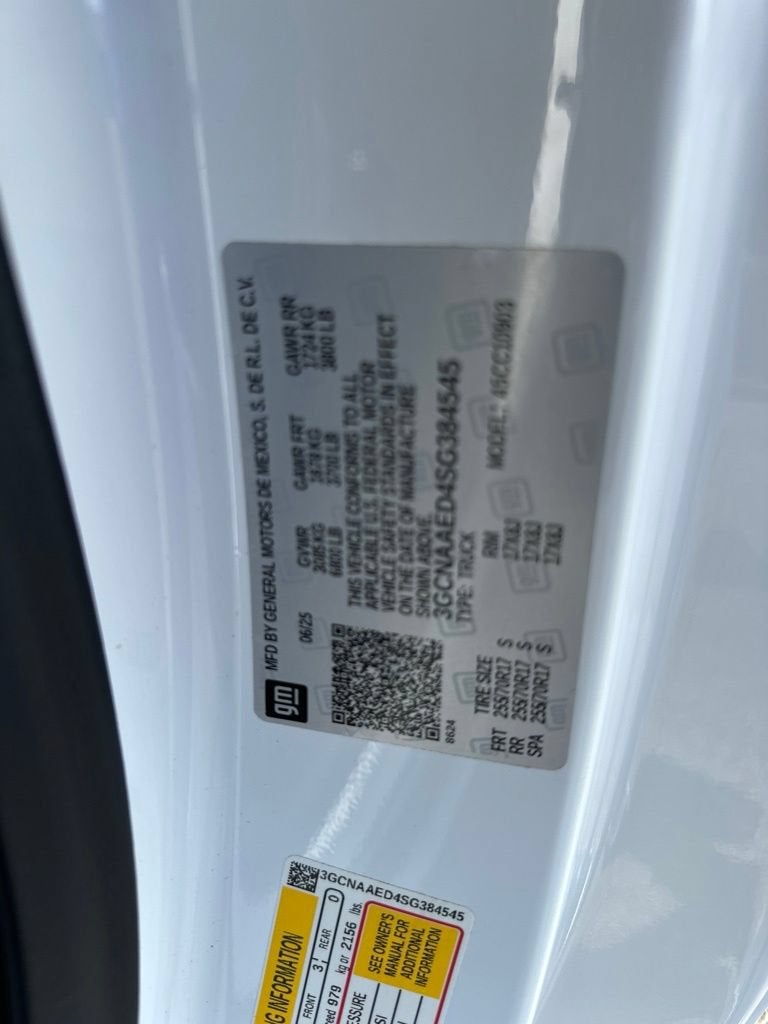 2025 Chevrolet Silverado 1500 Work Truck