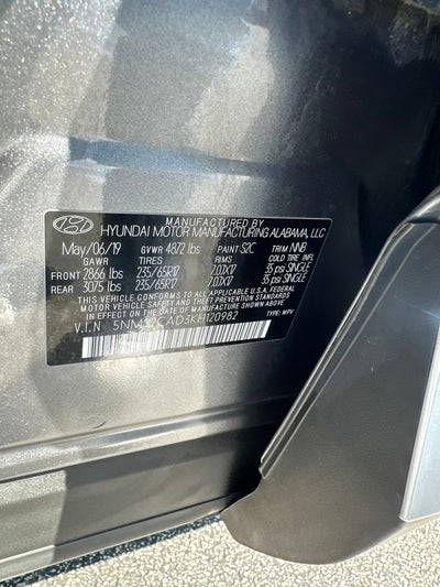 2019 Hyundai Santa Fe SE