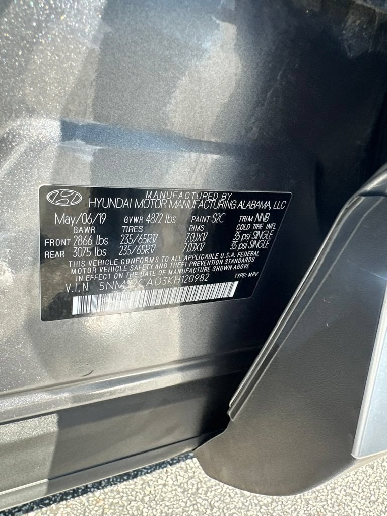 2019 Hyundai Santa Fe SE