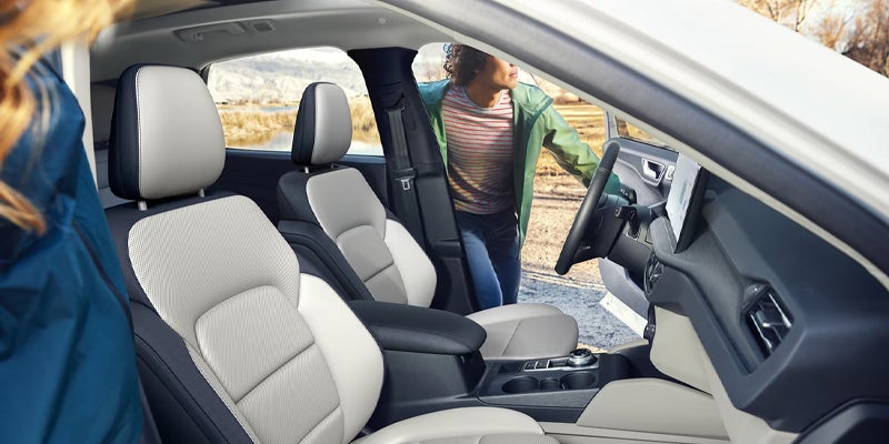 interior view of a 2025 Ford Escape showing the drivers console