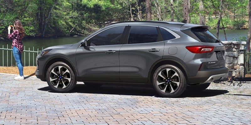 a charcoal 2025 Ford Escape parked on a driveway