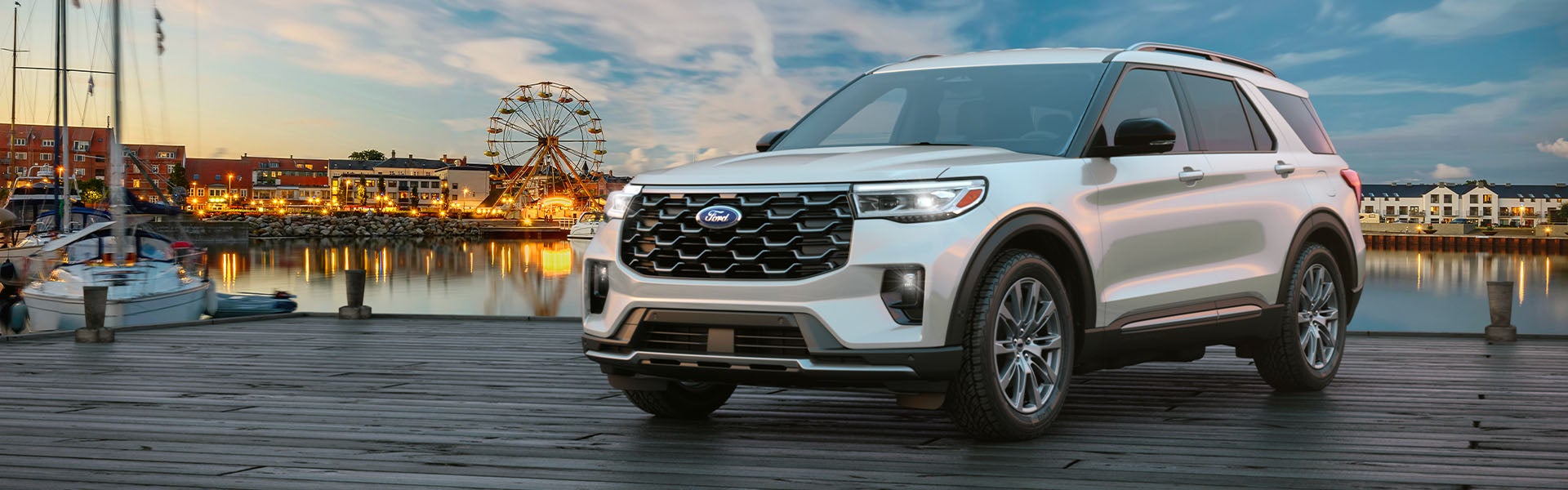 Interior view of a 2025 Ford Explorer