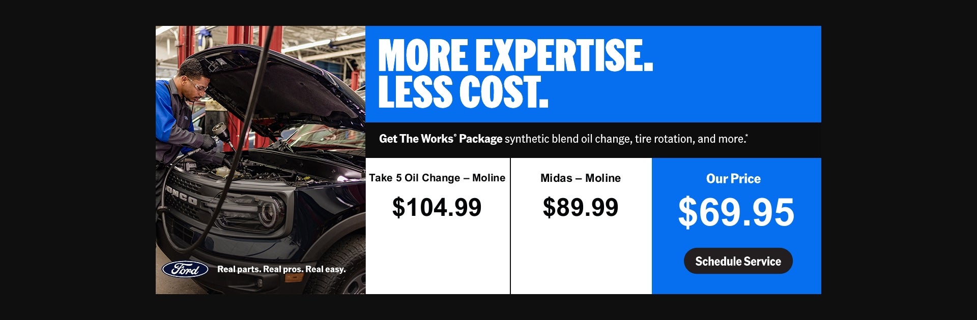 More Expertise. Less Cost 